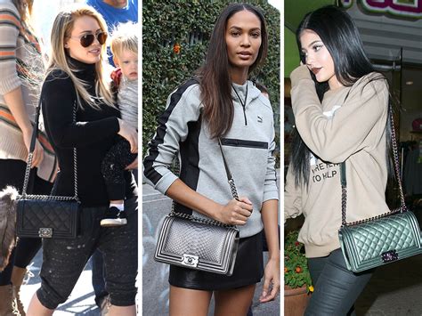 celebrities with chanel boy bag|famous Chanel bags.